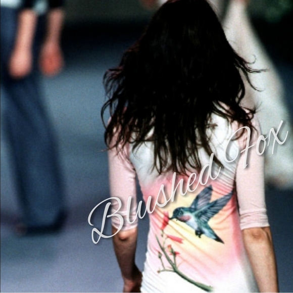 Vintage Chloe Raglan Top By Stella McCartney Chloe Hummingbird Top - Picture 4 of 10